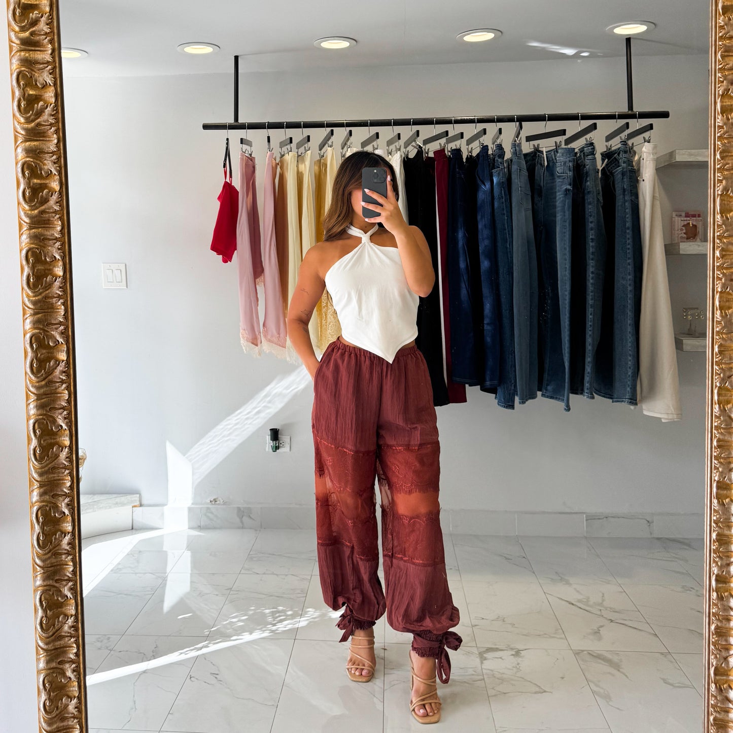 EROS PANT TERRACOTA