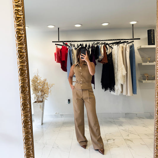 MAROON TAUPE SET