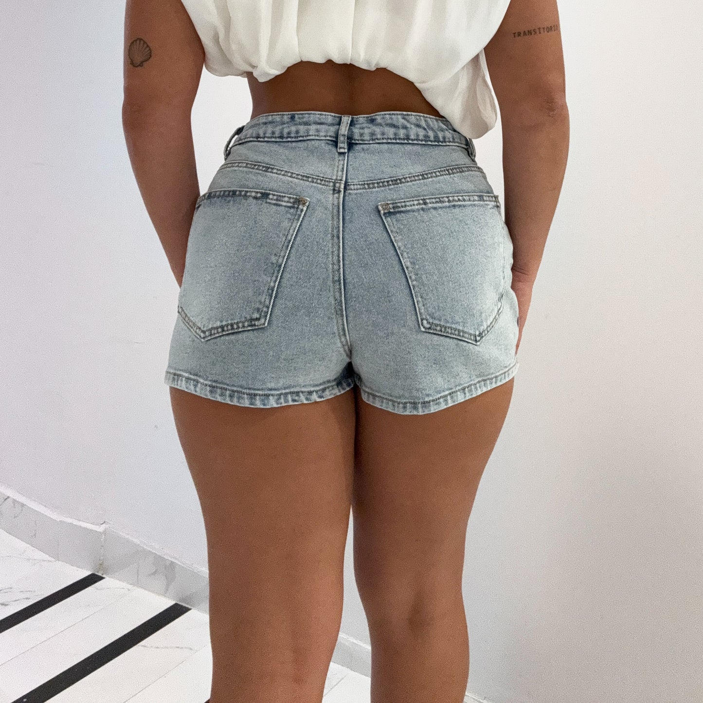 DENIM LIGHT SKORT