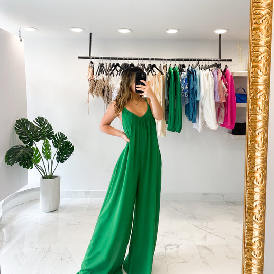 KELLYS GREEN JUMPSUIT