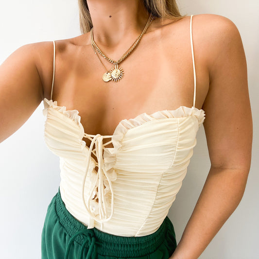 RUFFLE BODYSUIT